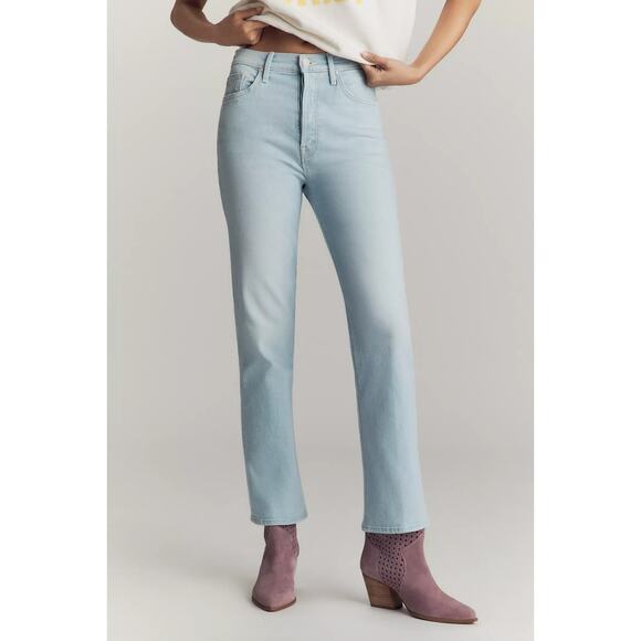 MOTHER The Tripper High-Rise Straight-Leg Jeans Sz 28 - Picture 1 of 11